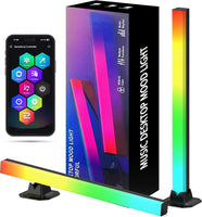 Lampe LED TV, Gaming Smart LED Barres RGB avec Modes Scène, Modes Musique synchronisation musicale, Light Connectée avec App & Télécommande, 42cm