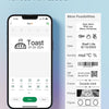 Mini Imprimante Thermique Bluetooth Étiqueteuse Portable Un Rouleau de Papier Thermique Compatible IOS Android BLANC