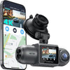 Dashcam 4K Voiture avec GPS, Wi-FI, Dashcam Voiture Avant Intérieur 2,5K 1080P, Vision Nocturne Infrarouge, supercondensateur, accéléromètre, Mode stationnement, Enregistrement en Boucle