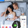 Montre Connectée Bluetooth Ecran 1,32 Pouces Montre Intelligente Etanche IP68 Mode Sportif ROSE