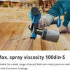 Pistolet a Peinture Electrique avec 4 Buses en Cuivre et 3 Motifs, 100 DIN-s Pulvérisateurs de Peinture, Applicabilité Mur et Plafond, Accessoires de Nettoyage