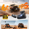 Dashcam Caméra embarquée 2,5 K 60 FPS 2,5 K + 1080P double caméra embarquée pour voiture avant arrière 5,8 GHz intégrée WiFi & GPS Carte 64 Go Écran tactile Capteur G Enregistrement