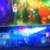 Machine à Brouillard Mini,Machine à Fumée 18 LED RGB,Machine de Fumée 800W avec Fonction de Cycle Automatique et Télécommande sans Fil, Idéal pour Disco, Fêtes, Mariage, Halloween et Noël