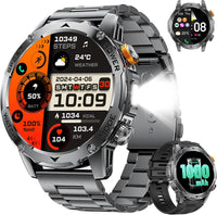 Montre Connectée Homme avec Appel Bluetooth-1000mAh Batterie,1.75