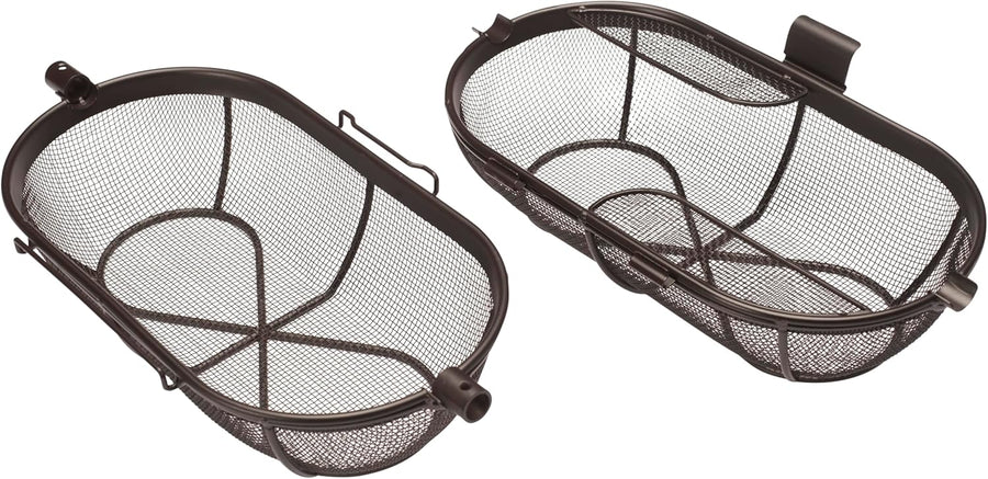 Panier à rôtisserie Broche 10/12mm Barbecue Viande Légumes Poisson Crustacés NOIR