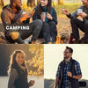 Gilet Sans Manche Veste Hivernale Lavable et Chaude Moto Ski Randonnée Camping Taille S
