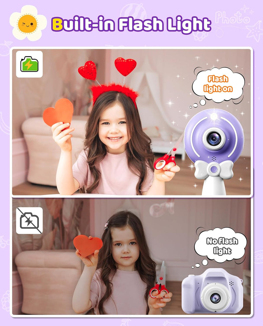 Jouet Photo Enfants Caméra Portable Vidéo HD 1080P Carte SD 32Go