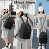 Sacs à Dos Pour Ordinateur Portable Sac de Sport Voyage Antivol Port USB NOIR