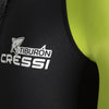 CRESSI Tiburon Man Shorty Wetsuit 2mm Combinaison Plongée Courte Natation Sport Aquatique Néoprène/Elastane Ultra-Extensible Taille S