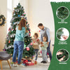 Sapin de Noël Artificiel 170 cm de qualité supérieure avec – Système de Pliage Rapide – Réaliste – Branches denses – avec Support en métal - 170cm