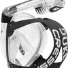 Cressi Duke Masque Complet Intégral Snorkeling Tuba Dry Mixte Adulte Taille M/L TRANSPARENT/NOIR