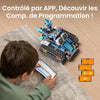 Robots pour Enfants, 5 en 1 Robot Jouet avec App & Télécommande, Robotique Programmable STEM (435 pièces)