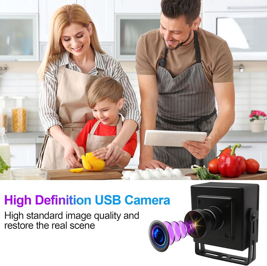 Caméra USB Aptina MI5100 - 5 MP - Webcam USB grand angle - Caméra HD pour conférence Web, robot d'affaires, machine Vision
