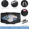 Sac de Voyage avec Trousse de Toilette Sac de Transport avec Compartiment Ordinateur Portable 17,3 Pouces NOIR