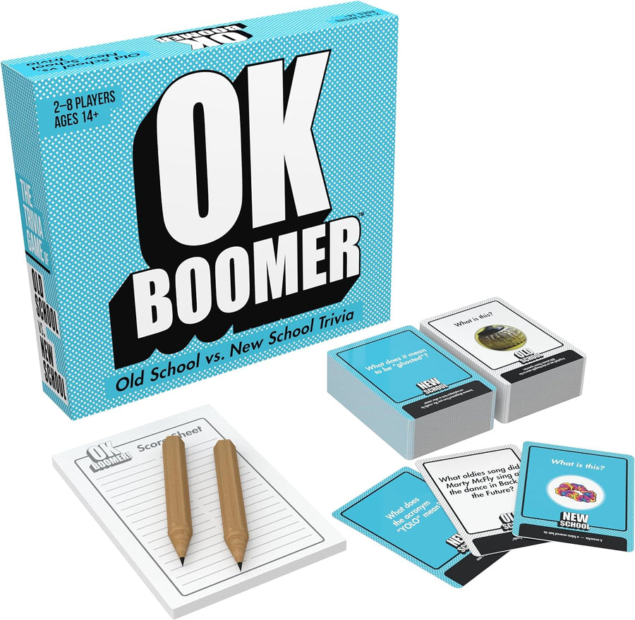 Jeux Goliath, OK Boomer ! Le Duel Générationnel Jeux de Société Famille Version Espagnol