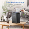 Purificateur d'air H13 HEPA pour chambre à coucher avec éponge parfumée - Purificateur d'air portable pour fumée, allergies, poils d'animaux, odeurs, poussière, veilleuse RVB