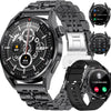 Montre Connectée Appels Bluetooth Assistant Vocal Intégré Ecran 1,39" Etanche Tracker NOIR