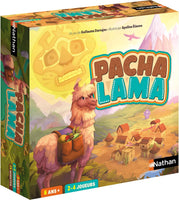 NATHAN - Pachalama - Jeu de société Famille Enfant - Course stratégique - Traverse Les Andes, troque Cacao et légumes, évite Les pièges des Autres Lamas - À partir de 6 Ans - 2 à 4 Joueurs