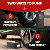 Gonfleur Pneus Voiture 7800mAh Mini Compresseurs d'air Portatifs 150PSI Pompe à Air Gonflage Pneu Ballon Vélo