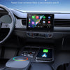 Boîtier CarPlay IA – CarPlay/Android Auto sans Fil, boîtier Voiture Streaming, Wi-FI/Bluetooth Doubles, Sortie HDMI, Lecture Via USB, Assistant IA, prêt à l'emploi, OTA, avec OBD II