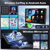 Autoradio Android 15 pour Toyota Auris 2006-2011 4GB + 64GB Autoradio 2 Din Wireless Carplay Android Auto 10 Pouces Écran Tactile avec GPS WiFi FM/RDS 32EQ Caméra de Recul MIC