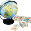 Globe Junior 20cm 300 Cartes avec Dessins et Infos Jouet Ludique Enfant