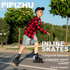 Rollers en Ligne pour Enfants Garçon| Patins à roulettes Réglables Jusqu'à 4 Tailles TAILLE L