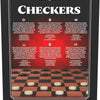 Goliath - Checkers - Jeu de Dames Premium pour Enfants dès 6 Ans - Plateau de Jeu Pliable - Pions en Bois - Prenez Les Pions de l'Adversaire - Stratégie et Réflexion