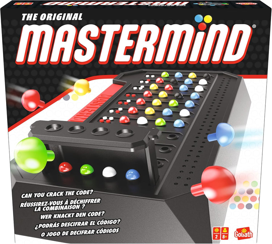 Goliath - Mastermind™ Original - Jeu de Société Classique pour Adultes et Enfants Dès 8 Ans - Jeu de Stratégie, de Déduction et de Logique - Déchiffrez Le Code Secret