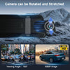 Dashcam Rétroviseur 9.66" 1080P avec 150° Grand Angle, G-Capteur, Enregistrement Boucle, Vision Nocturne, Moniteur Stationnement, Arrière Étanche, avec Carte 64 Go