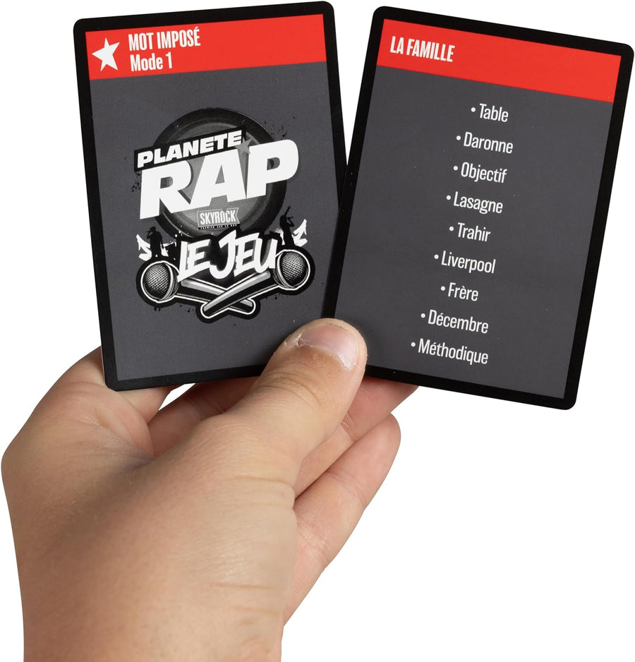 Jeu de Société Planète RAP Jeu sur Le Thème Musique - Jeu d'Improvisation A partir de 16 Ans - 2 à 8 Joueurs