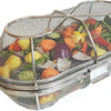 Panier à rôtisserie Broche 10/12mm Barbecue Viande Légumes Poisson Crustacés INOX