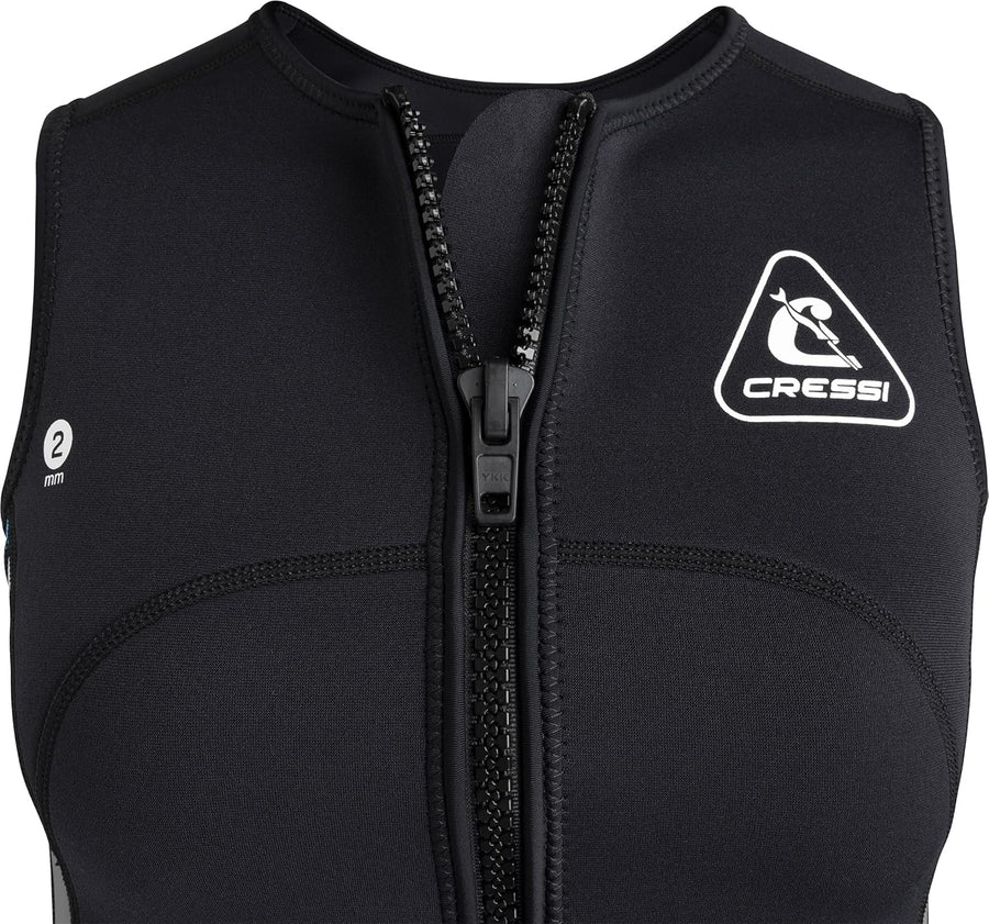CRESSI Guardian Zipper Veste Gilet en Néoprène avec Fermeture éclair Femme S