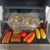 Panier à rôtisserie Broche 10/12mm Barbecue Viande Légumes Poisson Crustacés INOX