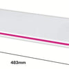Support Ecran Ajustable Hauteur Reglable 2 Position Confort Bureau Travail BLANC ROSE