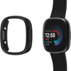 Bumper Compatible Fitbit Versa 4 Antichoc Anti-Chute élégant étui protège écran et Bords NOIR