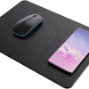Tapis de Souris Ultra Fin Chargeur à Induction Qi sans Fil pour Smartphone NOIR