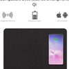 Tapis de Souris Ultra Fin Chargeur à Induction Qi sans Fil pour Smartphone NOIR