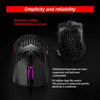 Souris Gamer Filaire Ergonomique16000DPI 65g Ultra légère Capteur Pixart PMW-3389 NOIR