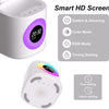 Lampe de Bureau LED 10W Veilleuse Chargement USB Porte-Stylo Reveil Lampe de Chevet RGB