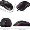 Souris Gamer Filaire Ergonomique16000DPI 65g Ultra légère Capteur Pixart PMW-3389 NOIR