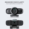 Webcam 1080p avec Mise au Point Automatique, Caméra de Streaming Micro Réduction de bruit