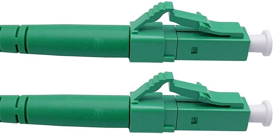Câble à Fibre Optique LC/APC à LC/APC Monomode Simplex, 9/125 μm Jarretière Optique LSZH (50M)