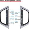 Station d'accueil Dock Station avec stand HDMI,Jack 3.5, SD, Micro SD, RJ45, USB 3.0