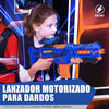 Jeux Fusil de Sniper motorisé avec 2 Clips et 100 fléchettes en Mousse Compatible avec marque