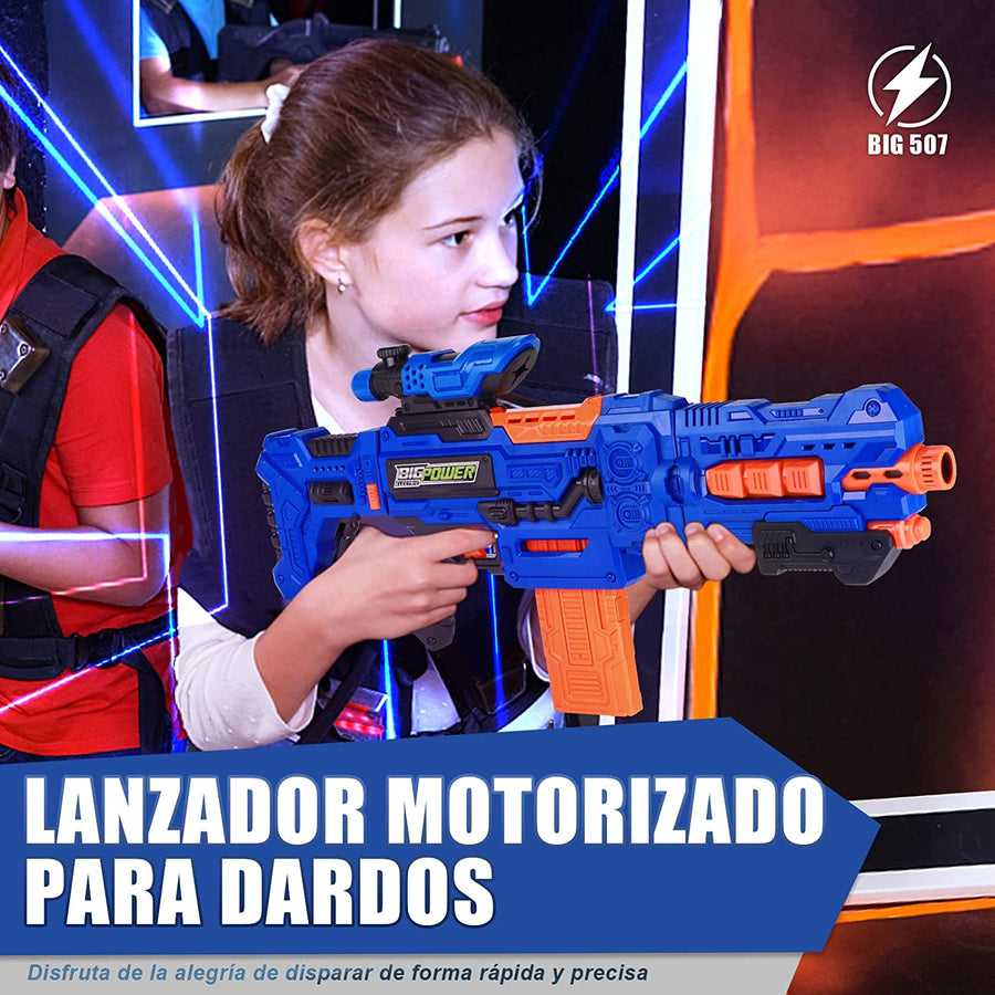 Jeux Fusil de Sniper motorisé avec 2 Clips et 100 fléchettes en Mousse Compatible avec marque