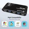 KVM Switch DisplayPort 4K60Hz Displayport Switch DP KVM 2 PC 1 Monitor Switch interrupteur