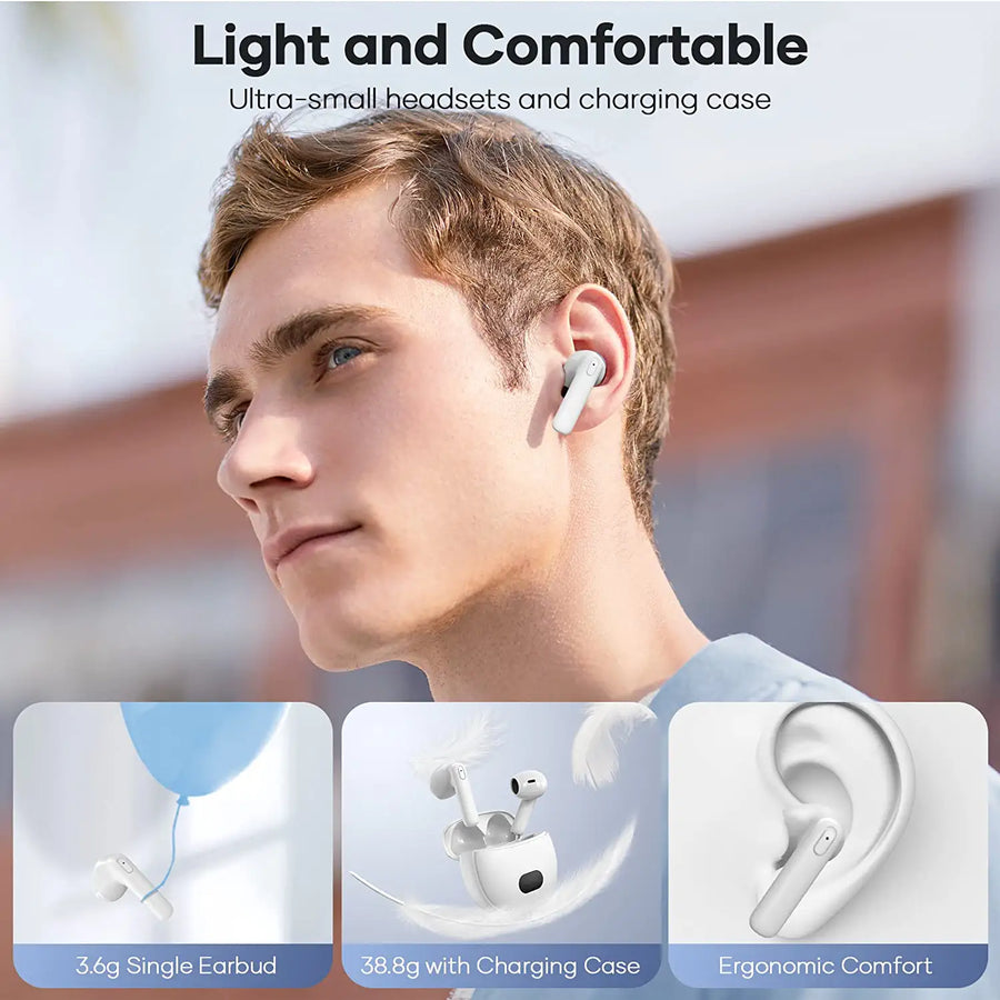 Écouteur Bluetooth Sport 4 Micro HD Écran LCD Charge Rapide IPX7 Étanche Contrôle Tactile