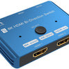 Switch 8K@60Hz 4K@120Hz 1in 2out 2in 1out High Speed 48Gbps eARC Splitter(Signal Display)