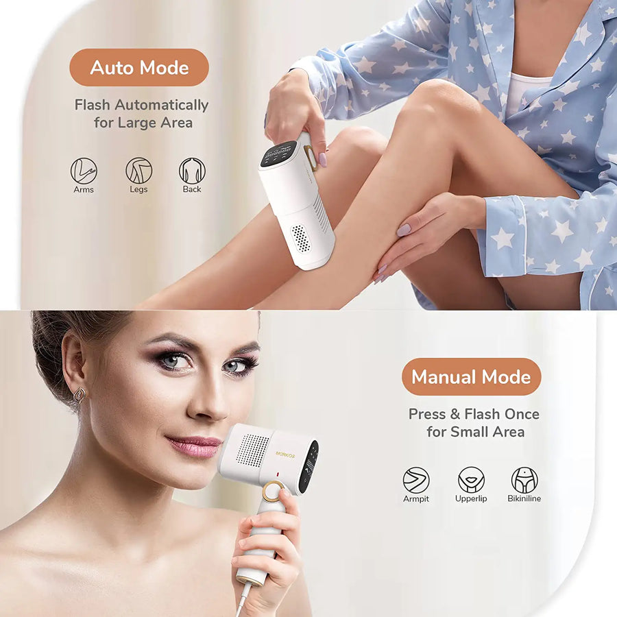 Epilateur Lumière Pulsée Laser 999,999 Flashes IPL Epilation Definitive Indolore corps entier